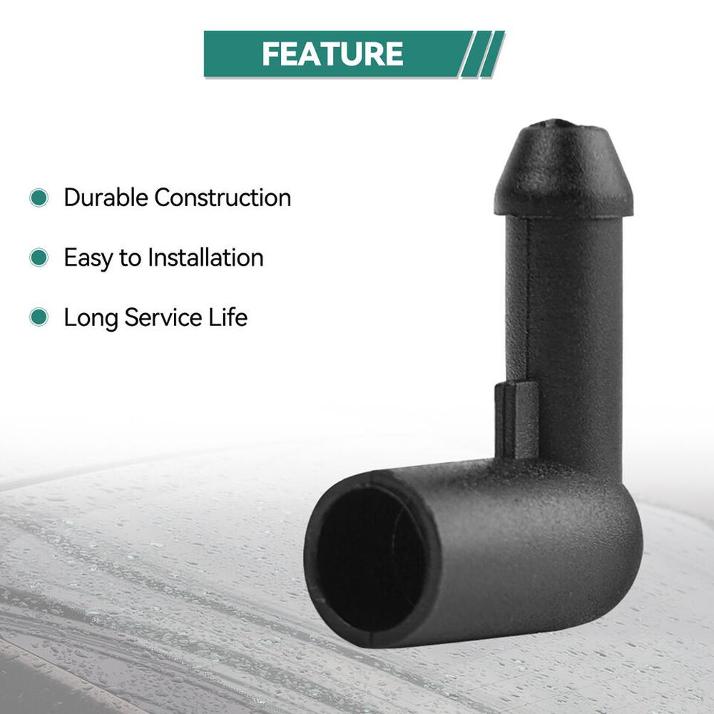 2-10 шт., лобовое стекло автомобиля, стеклоочиститель, шланг, омыватель, соединительный уголок для Vauxhall Opel Zafira B Astra H Vastra H