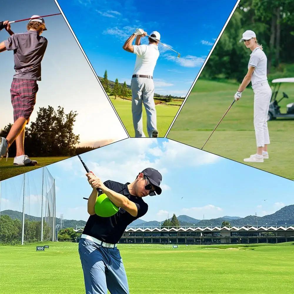 Training Aid Golf Swing Trainer Alignment Rod Head Connecting Ball New Chicken Wings Corrector