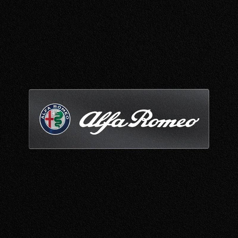 Для автомобиля Alfa Romeo Наклейка-значок на подголовник переднего сиденья Наклейки на боковое стекло автомобиля Для Alfa Romeo Giulia Stelvio MiTo Giulietta Tonale
