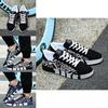 Men Spring Casual Flat Colorful Cool Graphic Low Top Canvas Sneakers Shoes Lightweight And Comfortable Fit