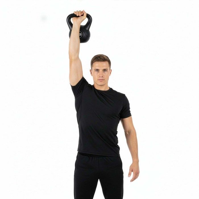 Kettlebell - SPRINGOS - ACTIGET 10 kg - ABS durable - Poignée confortable - Idéal pour fitness