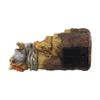 Solar Powered Squirrel Garden Ornament Animal Outdoor Patio Decor Squirrel Duck Flowing Water Solar Ornament Home Garden Decor