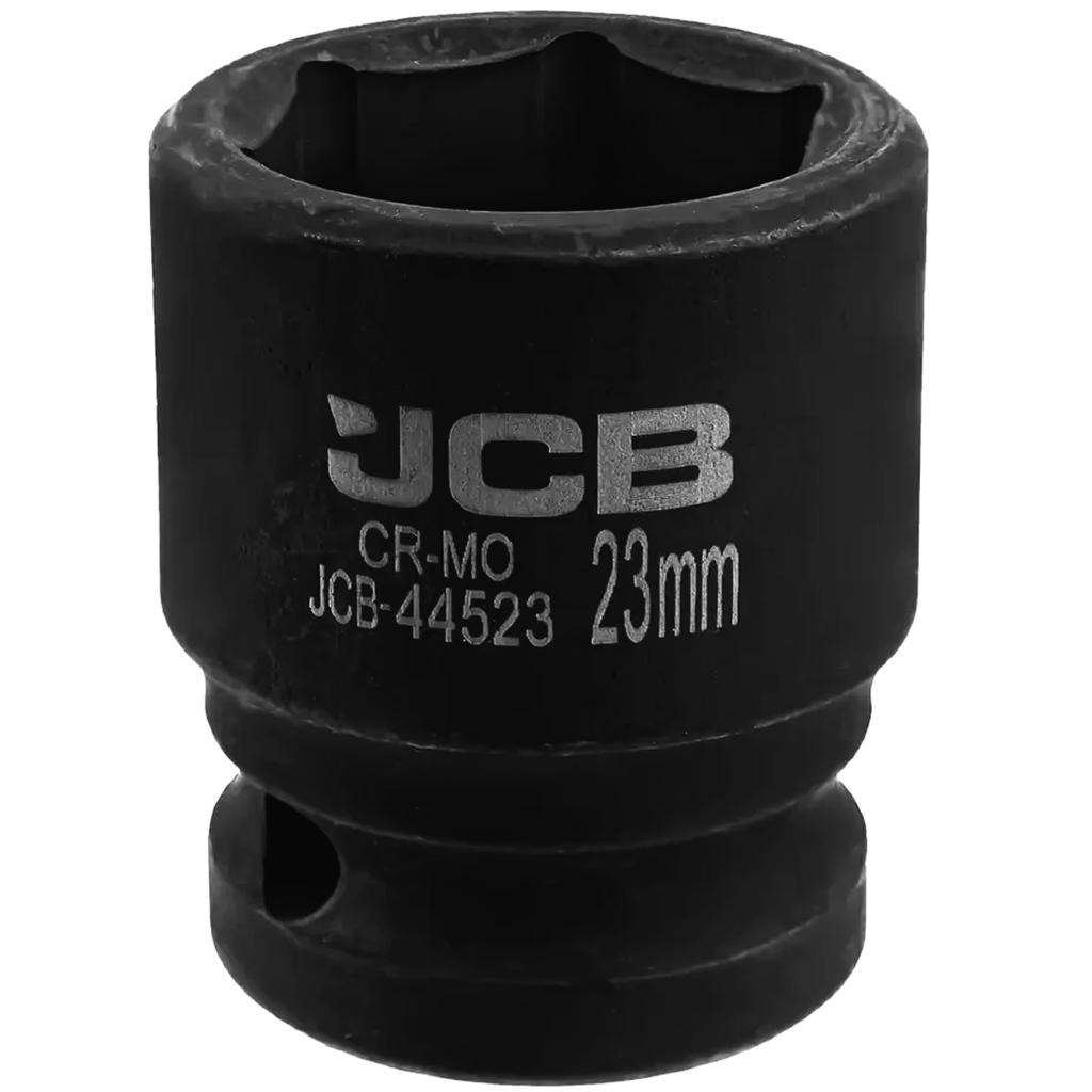 JCB Impact Socket 1/2" 23mm 6-Point Cr-Mo Socket Wrench