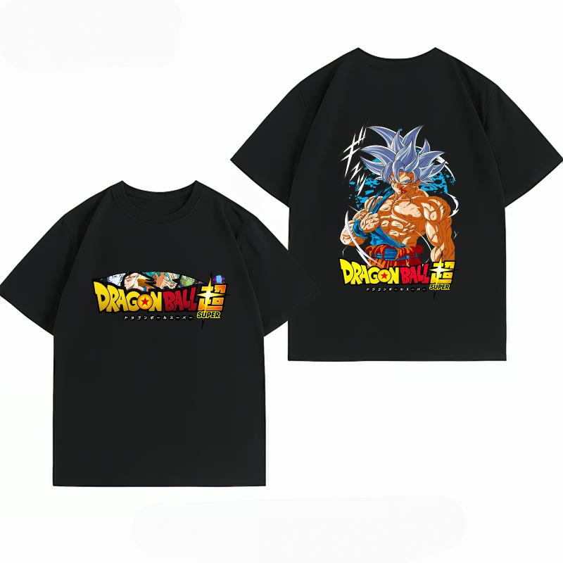 Unisexs Clothing 100 Cotton Summer TShirt Dragon Ball Super Goku Ultra Instinct Print Unisexs Tops