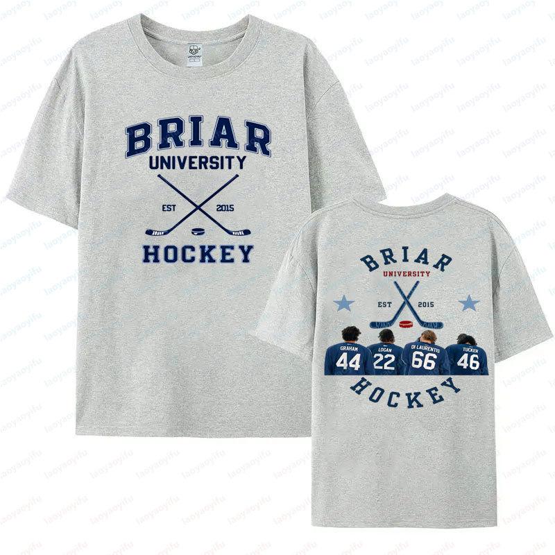 Off Campus Logan 22 TShirts Briar University Hockey Unisex Unisex Y2k Clothing New Style 2 Side Printed Cotton T Shirt Streetwear
