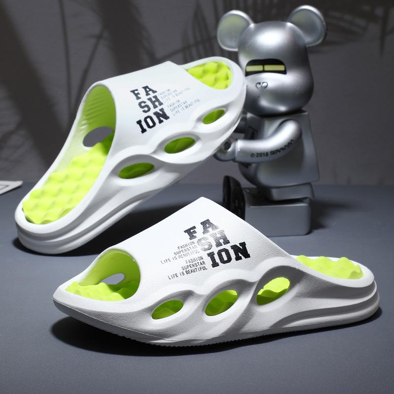 Мужские уличные шлепанцы на толстой подошве: Удобные, износостойкие, легкие спортивные сандалии для использования в помещении/на улице.