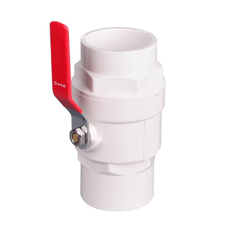 Taizhu PVC Steel Handle Ball Valve