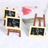 Mini Ornament Small Blackboard Miniature Chalkboard Model Dollhouse Accessories Wood Painting Easel