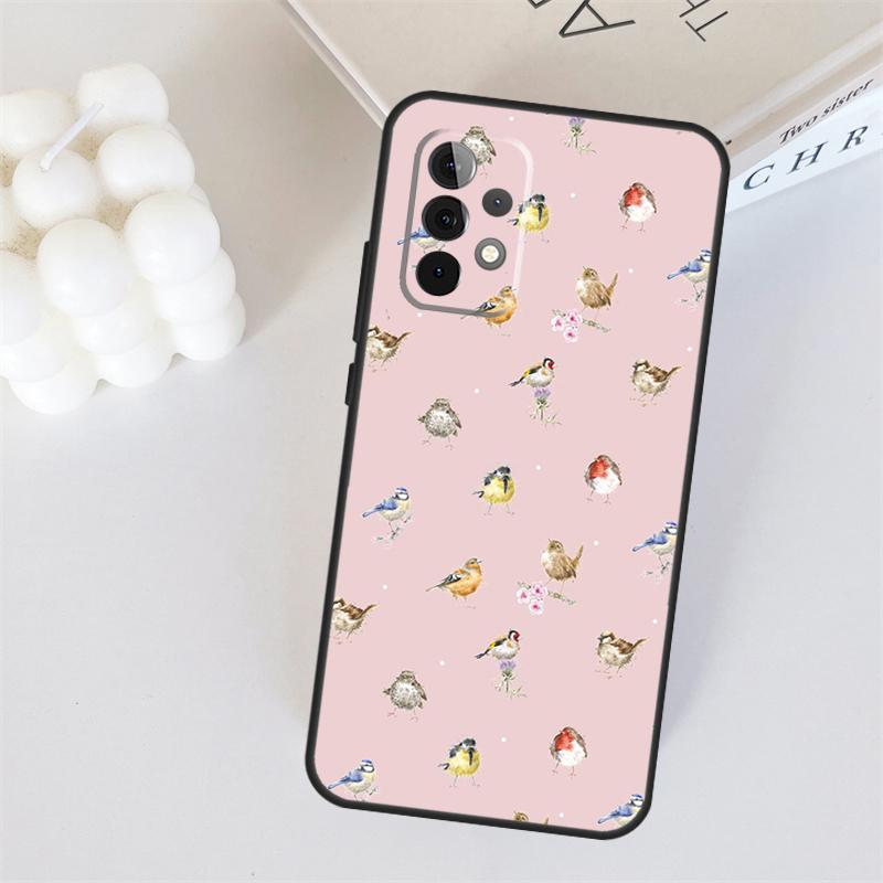 Птицы Стая Для Samsung Galaxy A55 A35 A15 A36 A56 A26 A16 A22 A32 A52 A54 A34 A53 A33 A13 A06 A05 Чехол