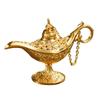 Vintage Lamp Tea Pot Zinc Alloy Office Home Desktop Decor Collection Craft Decorative