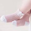 3 пары/комплект летних носков для новорожденных девочек и мальчиков, милые сетчатые тонкие носки с рисунком для младенцев, короткие носки для детей от 0 до 5 лет