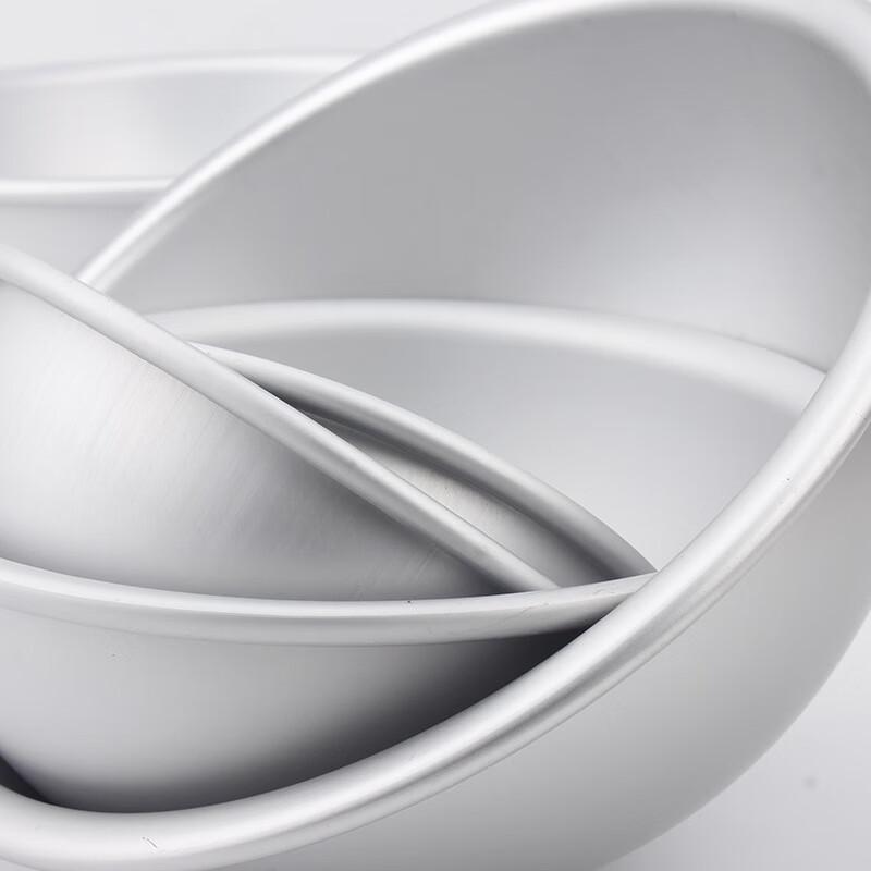 WS Kitchenware Anodized Semi-circular Mochi Cake Mold