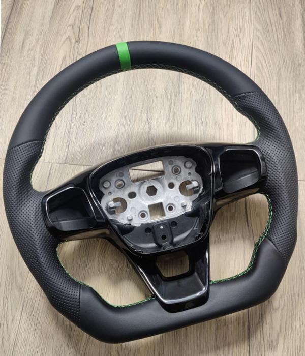 Подходит для Ford Transit Custom 2019+ Замена перфорированного кожаного рулевого колеса