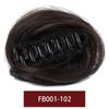 LUPU Straight Synthetic Bread Grab Pins Hair Bun Wigs Party Red Wig Clips Female Hair Tail Extension Heat-resistant Fackhair