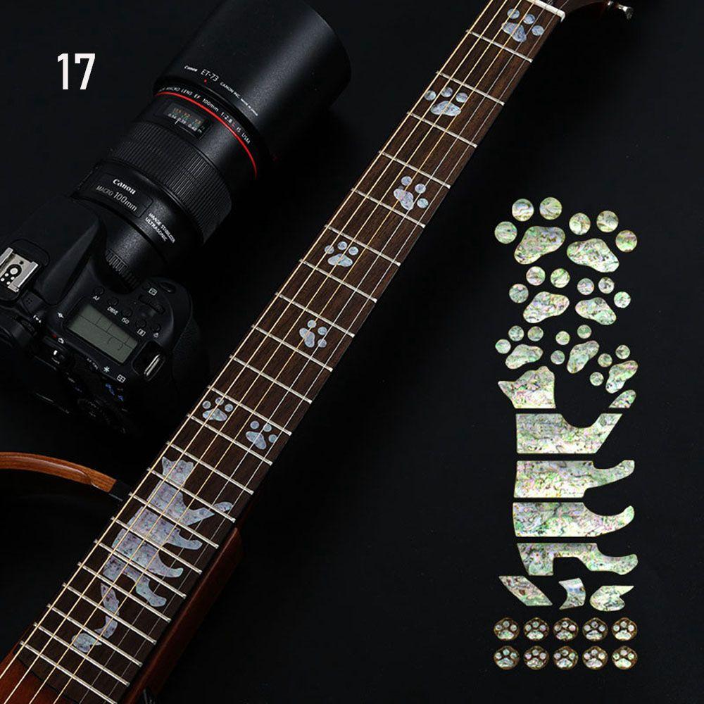 Decorations Ultra Thin Stickers Guitarra Accessories Fretboard Sticker Cross Inlay Decals