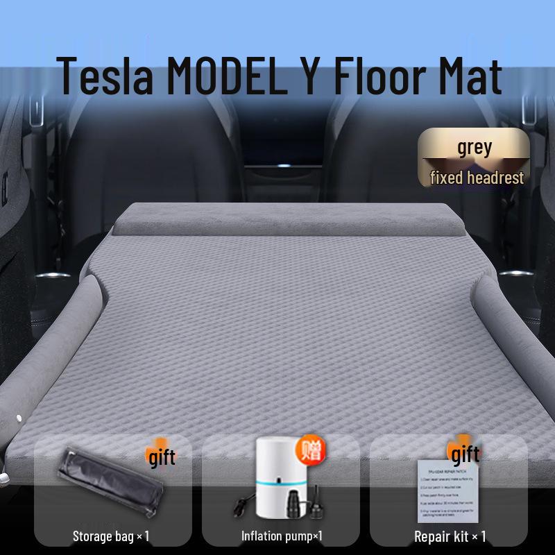 Tesla Model Y Car Mattress - Maodou Y Sleeping Mat for Rear Seat and Trunk, YaSleep Air Mattress.