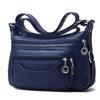 Soft Washed PU Leather Casual Mama Bag Ladies Crossbody Shoulder Bag