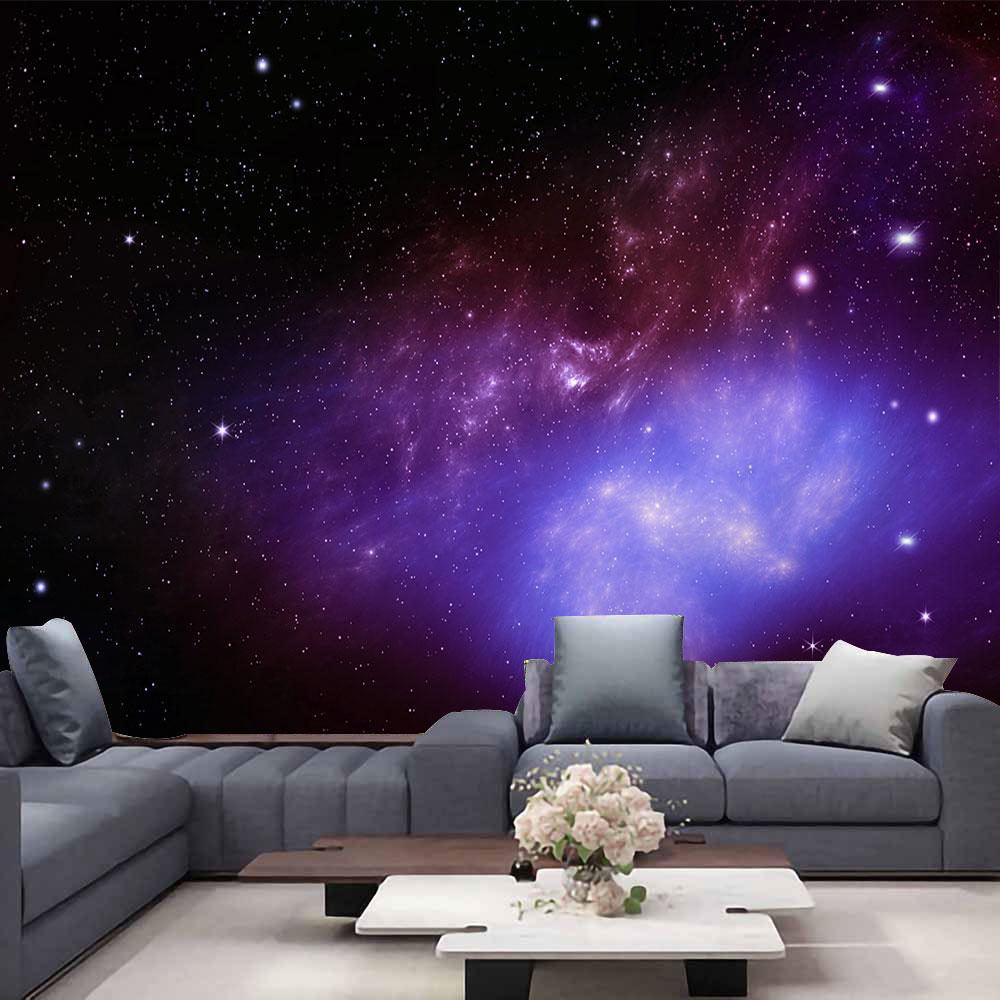 Таинственная Вселенная, космический звездный небесно-голубой звездный художественный гобелен, настенный гобелен для украшения спальни, гостиной