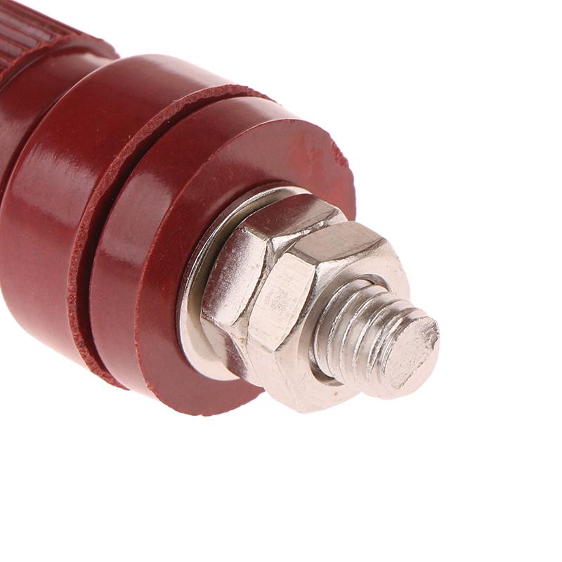 M6 Terminals Brass Posts Terminal Blocks Type 333 Thread Screw Red And Black 6Mm Temperature Copper Screw