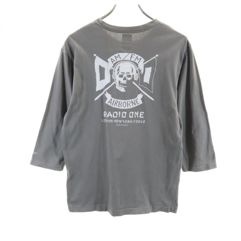 Neighborhood Сделано в Японии футболка с рукавом 7 минут 2 серый рон т мужская б/у