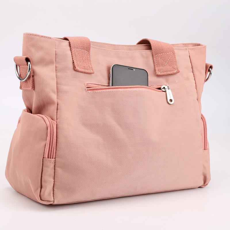 Сумка через плечо с несколькими карманами, водонепроницаемая нейлоновая сумка через плечо большой емкости, школьная сумка