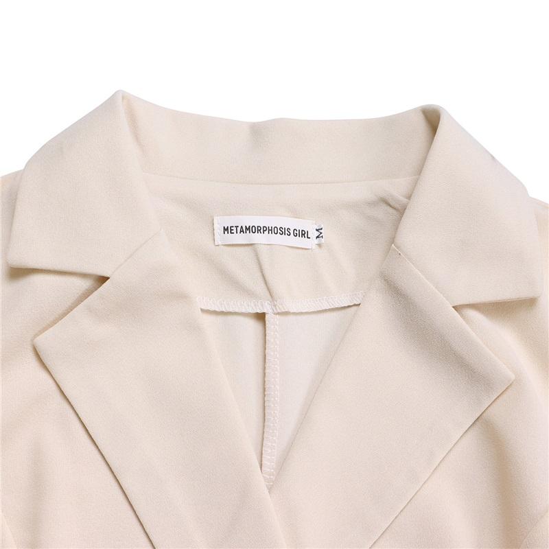 Осенне-зимний европейский и американский модный женский костюм воротник модное элегантное платье