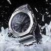 Casio Мужские часы G-SHOCK из нержавеющей стали, водонепроницаемость 200 м, ударопрочность, кварцевый механизм, GM-B2100D-1A