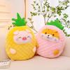 Cartoon Fruit Pineapple Plush Toy Animal Sofa Throw Pillow Cushion Nap By Pillow Girl Birthday Gift Decoration