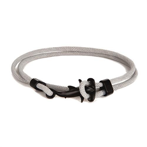 Маленький Свежий Черный Маленький Акула-Молот Браслет Миланская Веревка Многооборотный Регулируемый Шнурок на Руку Работник