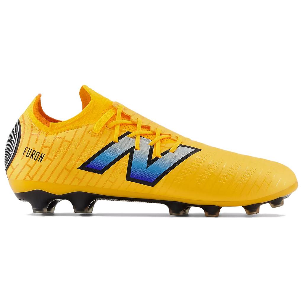 New Balance Футбольные бутсы FURON PRO V7+ Мужские желтые кроссовки SF1AZ75