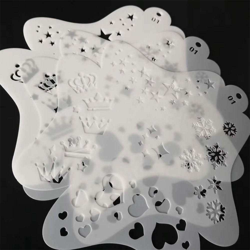 DIY Halloween Birthday Party Paint Template Stencils for Body Painting Face Art Temporary Tattoos