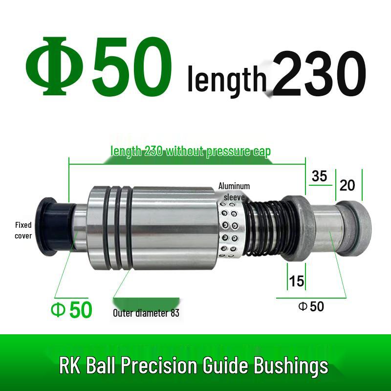 Replacement Disc Mill Mold Accessories - Cross Roller Rolling Rubber Sleeve & Outer Guide Post Bushing Set