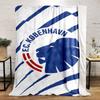 FC Copenhagen Lion Logo Blanket print blanket soft and cozy perfect for the living room bed sofa or a nap,gift