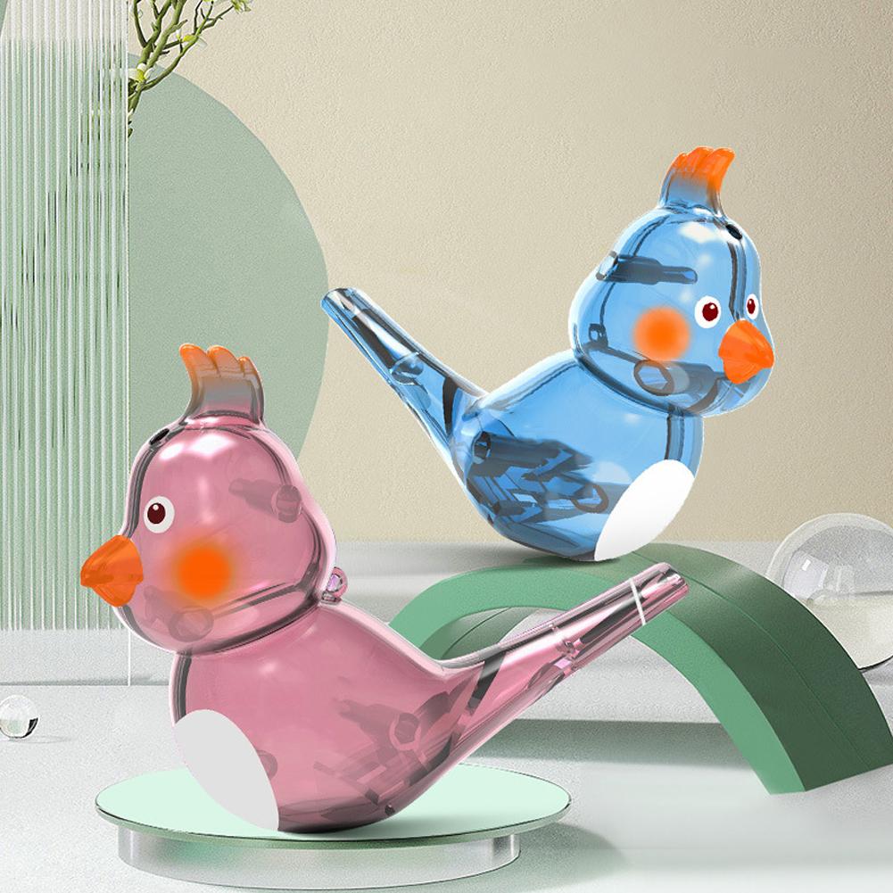 Игрушка Свисток-птичка, Свисток с чириканьем, Активируемый водой интерактивный звук, Красочная игра для улицы A2B1