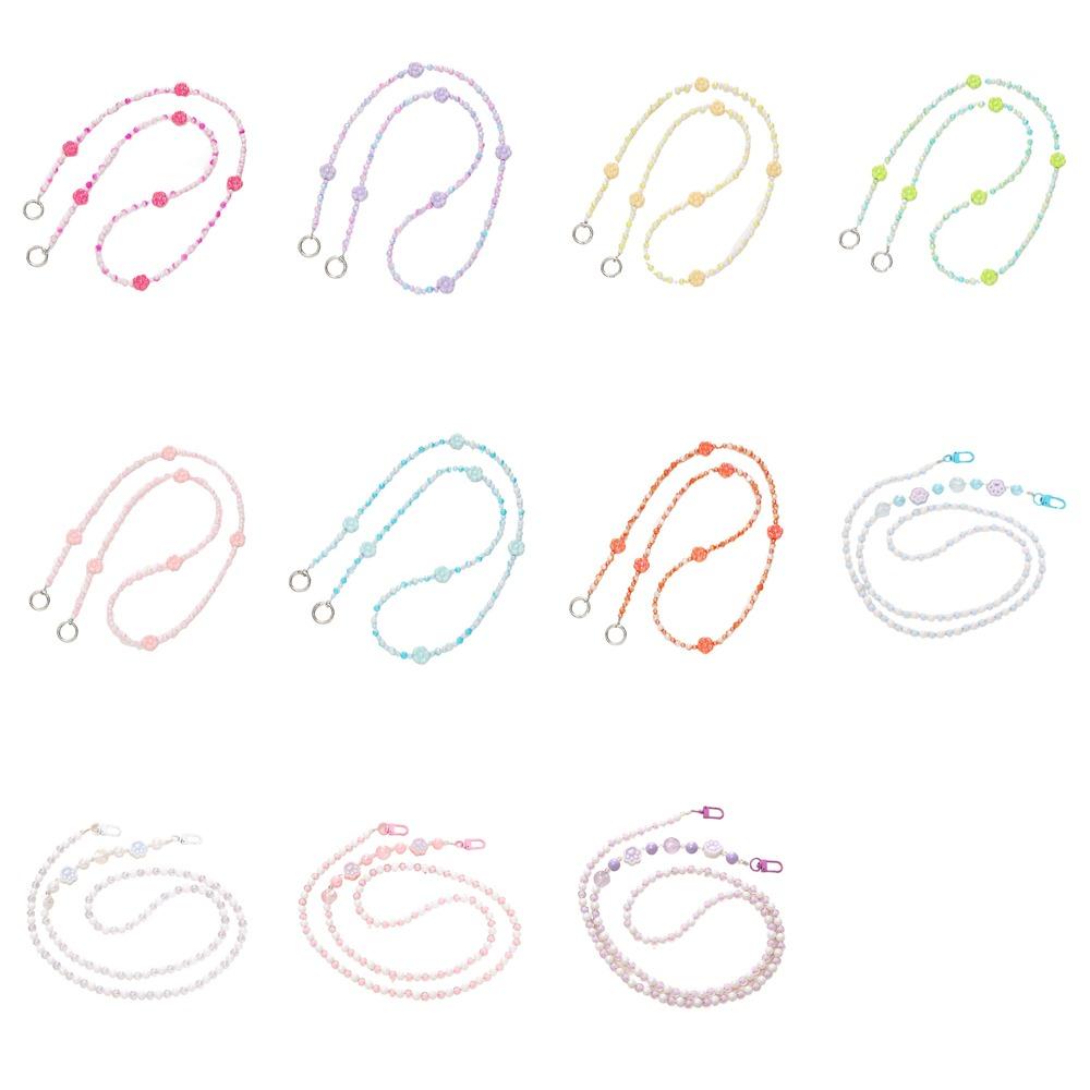 Сумка-цепочка через плечо ремешок для мобильного телефона Цветочные бусины шейные ремешки для телефона Чехол для телефона Подвесной