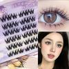 Anime Cosplay Segmented False Eyelashes Glue Free Cat Elf Eyelashes  Party Supplies