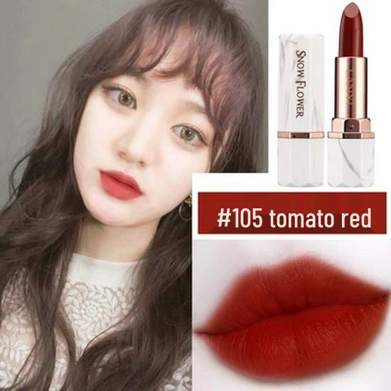 LANYI Матовая стойкая помада оттенка пыльной розы и тетиного красного - Увлажняющая, водостойкая, вишнево-красная, осветляющая ауру.