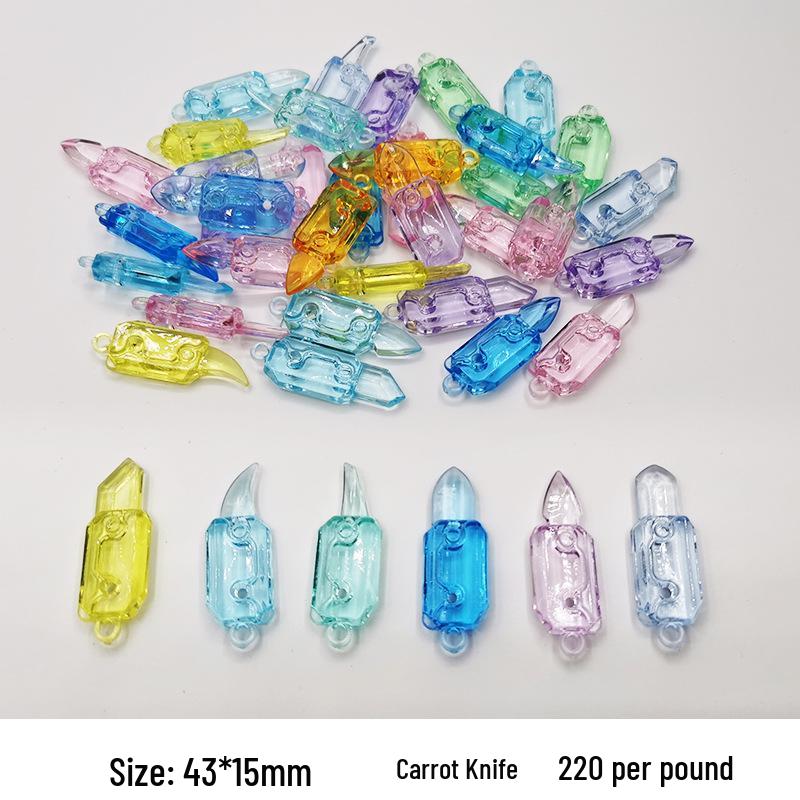 Colorful Mini Acrylic Milk Bottle Cartoon Ornaments - Cute Handmade DIY Decorative Accessories