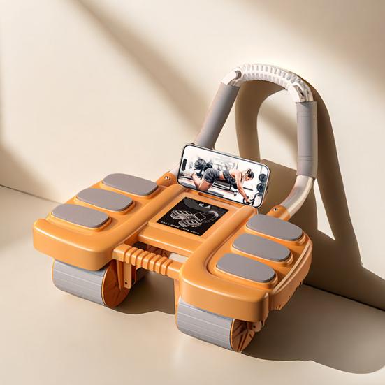 Ролик для пресса с автоматической поддержкой локтя и отскоком для мужчин и женщин