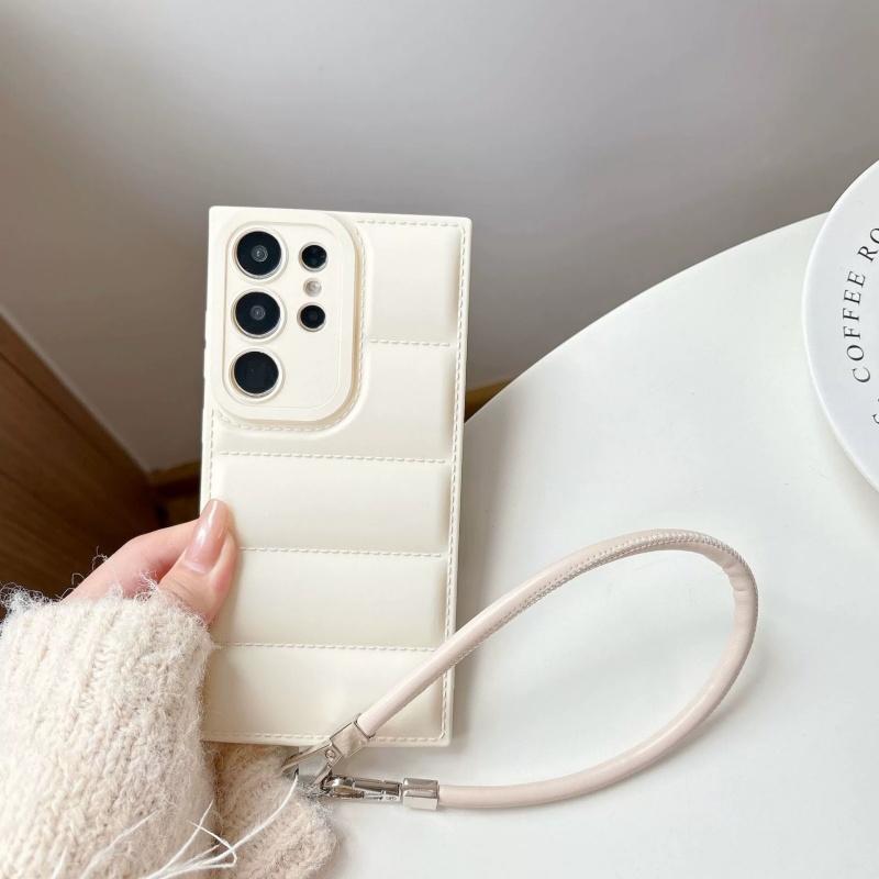 Мягкий силиконовый чехол для телефона цвета конфет для Samsung S25 Ultra S24 FE S23 Plus, кожаный ремешок из жидкого силикагеля для Galaxy S23 Ultra S22 S21 S20