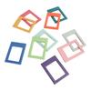 10Pcs 3 Inch Refrigerator Magnets Picture Frames Fridge Magnetic Photo Frame for File Cabinets Storage Cabinets