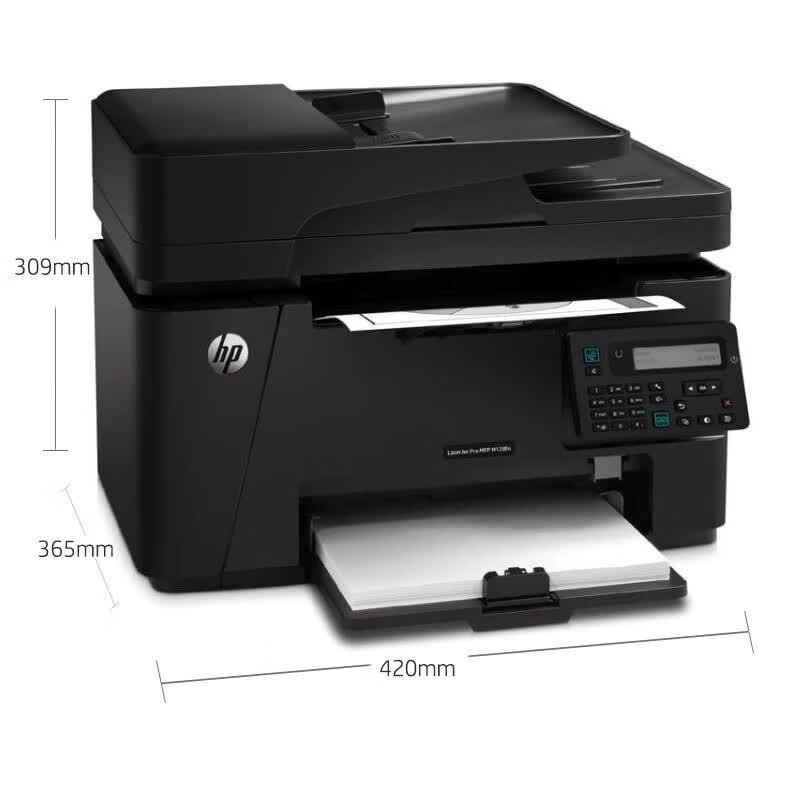 HP M128fn 4-в-1 Монолазерный принтер Штепсель CN (адаптер в комплекте)