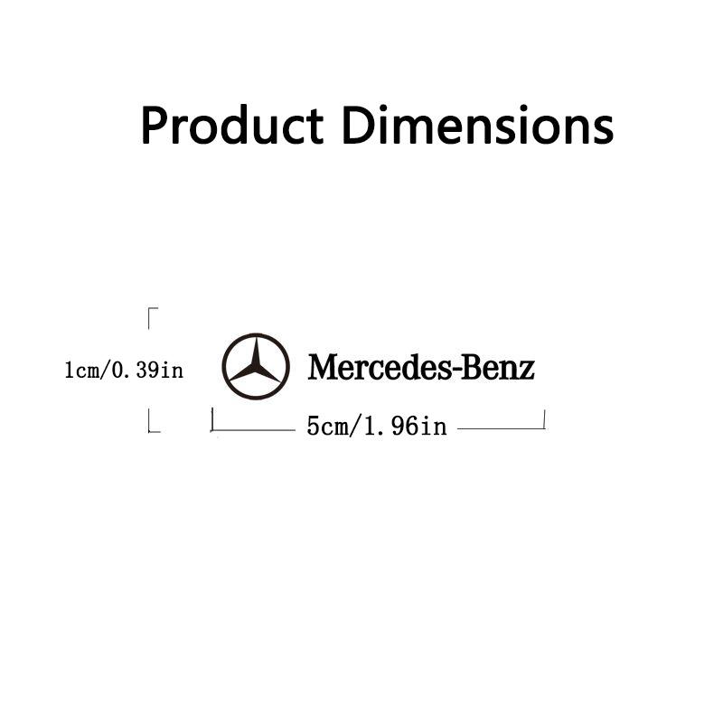 ZHM3 Car Decoration Styling Decals 3D Metal Emblem Sticker For Mercedes Benz A/C/E/R/S Class GLK GLS W204 W205 CLA GLB W206 W203 W176