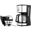 Cafetière Filtre - ECG - KP 2125 Supreme - 1,5 L - 12 Tasses - Écran LCD - Fonction Maintien Au Chaud