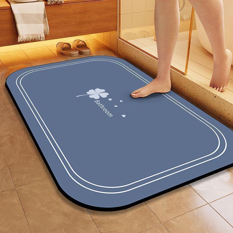 Non-Slip Bathroom Absorbent Mat Soft Shower Rug