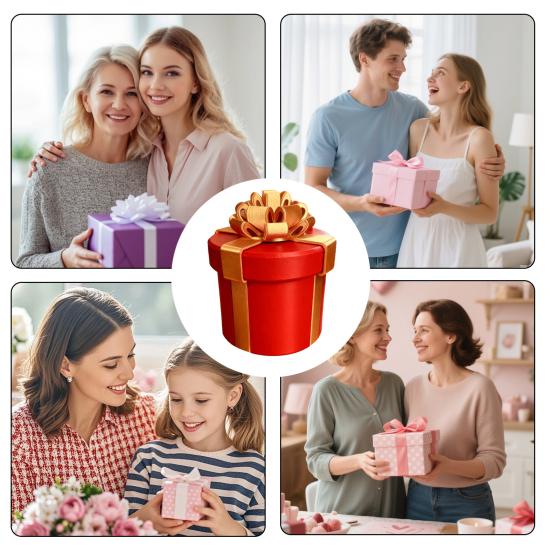 Yousheng Annoying Nested Screw Gift Box Prank Nesting Box for Cash Gift Reusable 3D Printed Packaging Gag Box for Birthday Christmas White Party Gifts