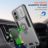 Moto G24 Armor Вращающийся чехол-подставка с кольцом для камеры, устойчивый к царапинам, для Motorola Moto G24, магнитная зарядка, чехол MOTO G24