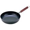Futaba SE-5 Super Embossed Iron Frying Pan, 26cm, Made In Japan, Black