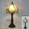Tiffany Vintage Stained Glass Table Lamp for Bedside or Cafe