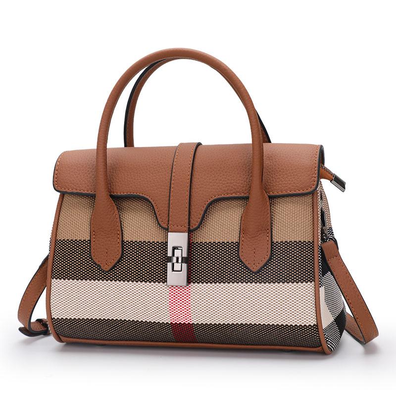 Aidrani Classic, женская сумка в клетку, большая вместительная сумка, сумка через плечо из холщовой кожи в стиле пэчворк